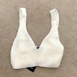 BRAND NEW Nasty gal ribbed bralette